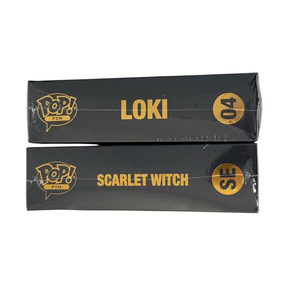 FUNKO POP! Scarlet Witch Wanda Vision Loki Marvel Enamel Pins SE NEW SEALED - Picture 4 of 8